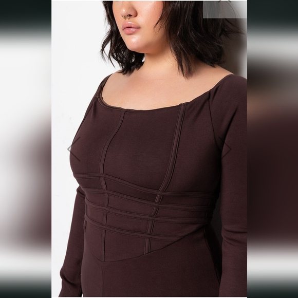 Stretch Corset Seam jumpsuit plus Akira - Picture 5 of 5